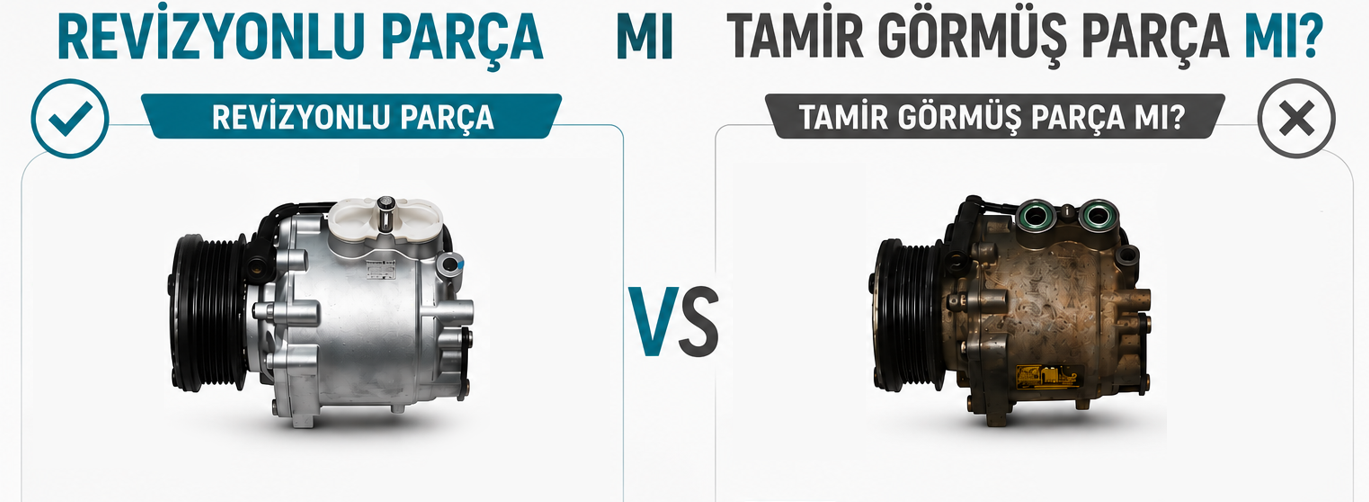 Revizyonlu Parça ile Tamir Görmüş Parça Arasındaki Fark Nedir? Image